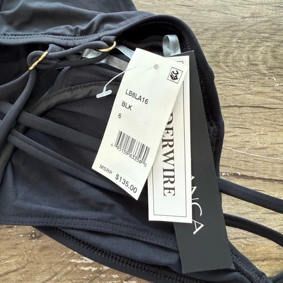 La‎ Blanca Womens Island Goddess Underwire One-Piece size 6 NWT - Picture 5 of 6